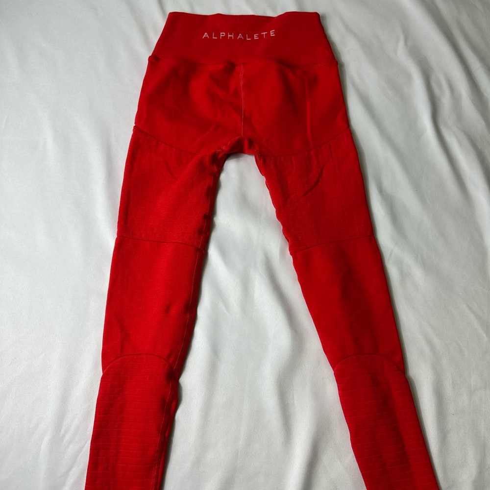 Alphalete Red Leggings